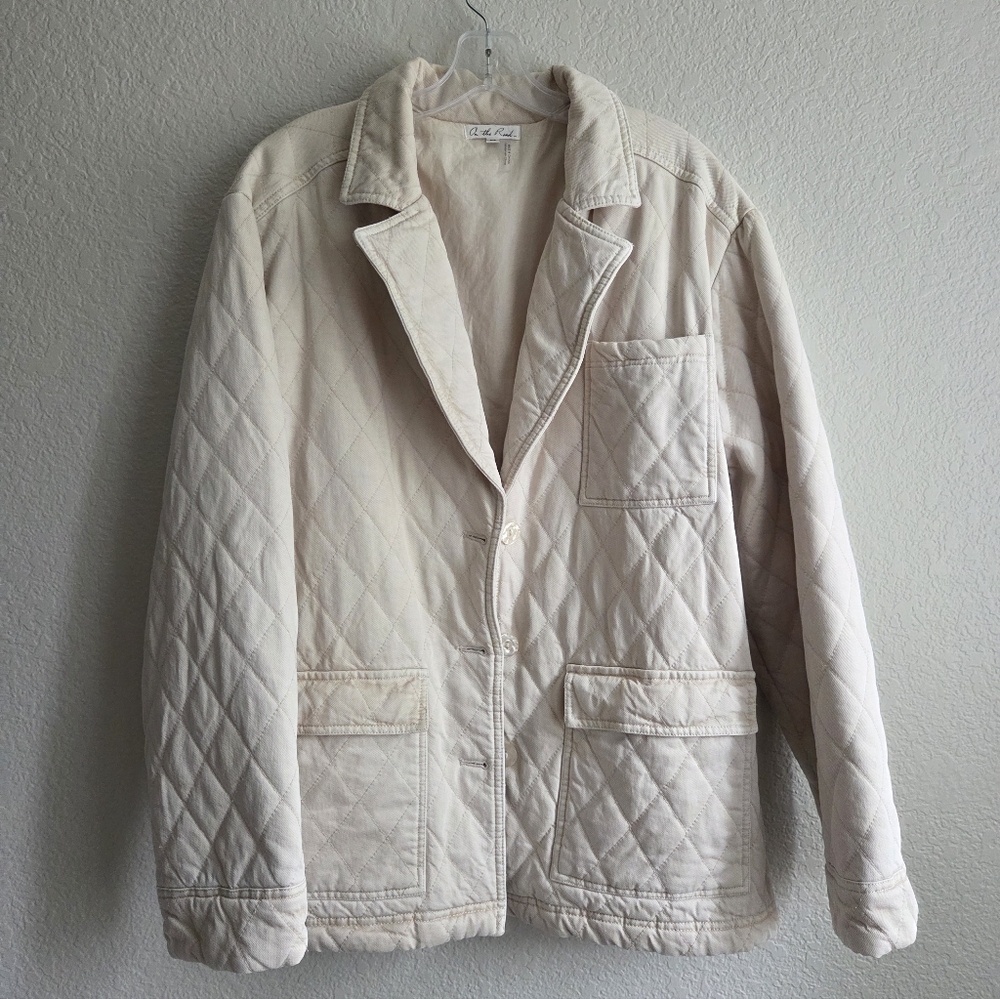 Anthropologie On the Road quilted jacket